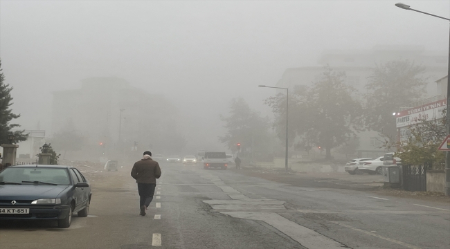 Malatya'da sis etkili oldu