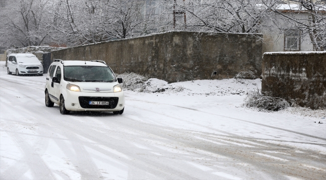 Muş ve Bitlis'te kar yağışı etkili oldu 