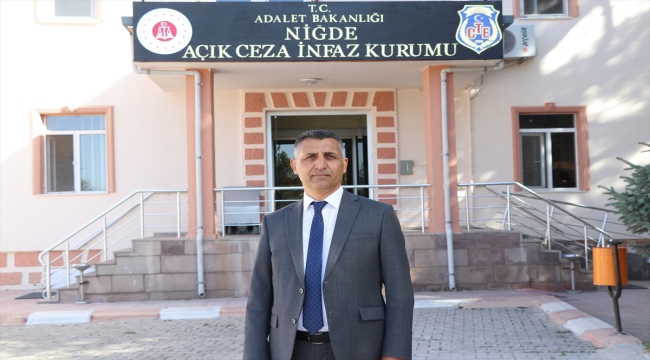 Niğde Açık Ceza İnfaz Kurumunda hükümlüler, üreterek meslek öğreniyor