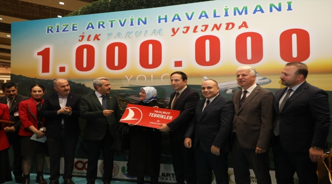 Rize-Artvin Havalimanı'nda yolcu sayısı 1 milyonu aştı