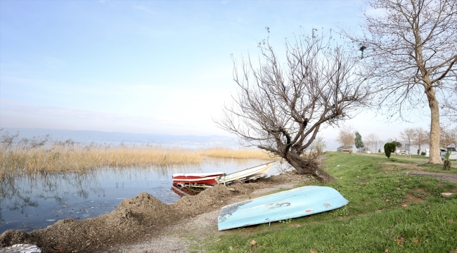 Sapanca Gölü'ndeki su seviyesi yağışların etkisiyle maksimum seviyeye yaklaştı