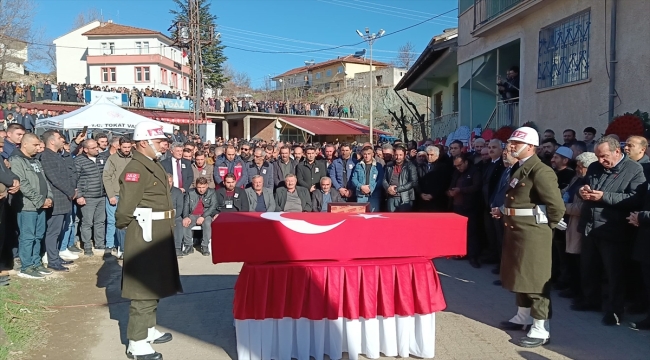 Şehit Piyade Sözleşmeli Er Yasin Karaca'nın cenazesi, Tokat'ta toprağa verildi