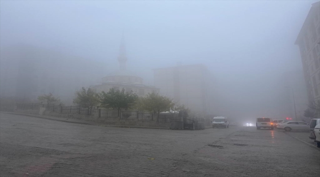 Şırnak'ta sağanak ve sis etkili oldu