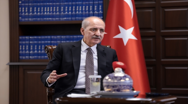 TBMM Başkanı Kurtulmuş, Katar'ın Eş-Şark Gazetesi'ne röportaj verdi: