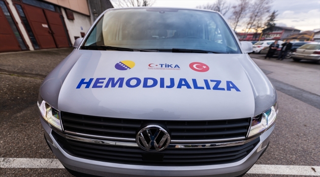 TİKA'dan Bosna Hersek'teki hemodiyaliz hastalarına servis aracı desteği