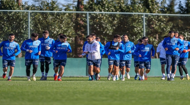 Trabzonspor, RAMS Başakşehir maçının hazırlıklarına başladı