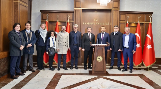 Ukrayna'nın Ankara Büyükelçisi Bodnar, Samsun'da ziyaretlerde bulundu