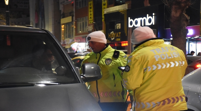 Van'da polis yılbaşı gecesi yoğun denetim yaptı