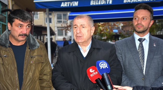 Zafer Partisi Genel Başkanı Ümit Özdağ, Artvin'de konuştu