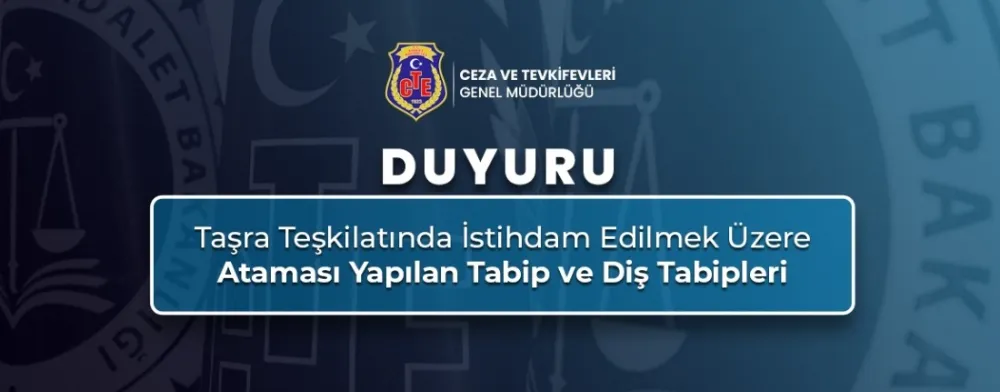 Cezaevlerine Yeni Tabip ve Diş Tabibi Atamaları: Belgeler İçin Son Gün 24 Ekim 2025