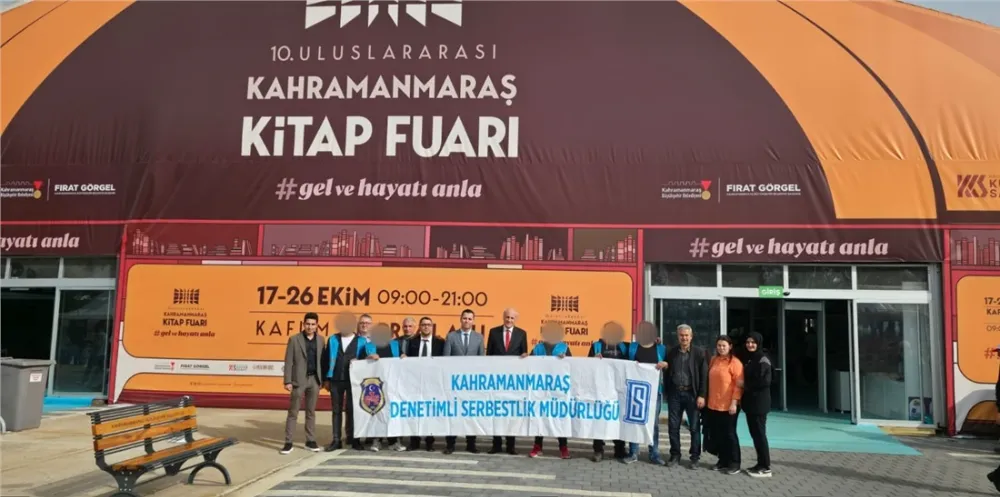 Denetimli Serbestlik Müdürlüğü, 10. Uluslararası Kahramanmaraş Kitap Fuarı’nda Yerini Aldı