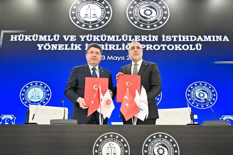Cezaevinden tahliye olan hükümlüler için istihdam anlaşması