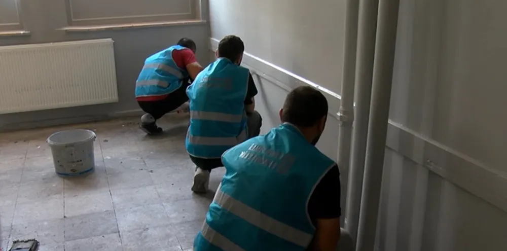 Yükümlülerden Eğitime Anlamlı Destek: Okulu Boyayarak Yeni Eğitim Dönemine Hazırladılar