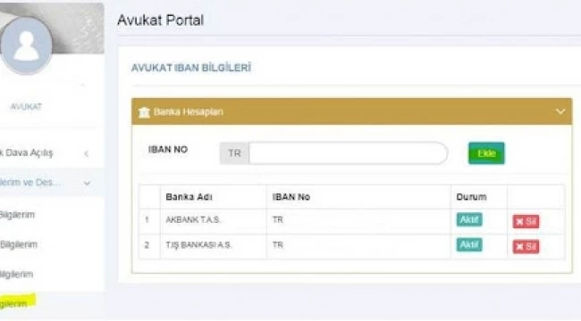 UYAP avukat portal sorgularında ücret alınmayacak