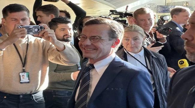 İsveç Başbakanı Kristersson Cumhurbaşkanı Erdoğan