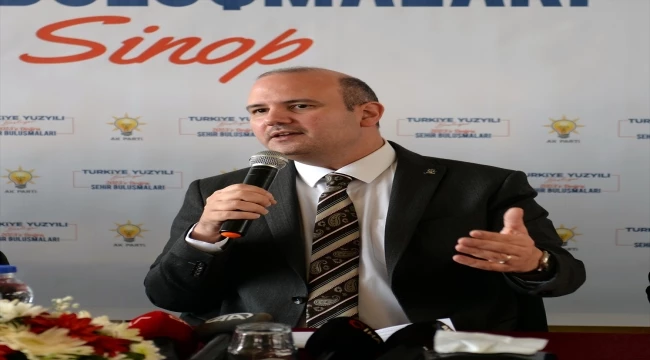 AK Parti Genel Başkan Yardımcısı İleri, Sinop'ta konuştu