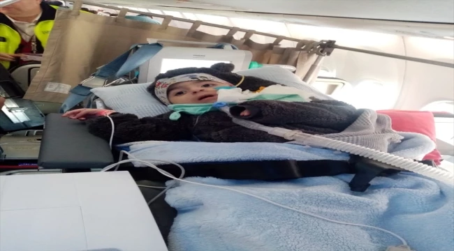Trabzonlu SMA hastası Egemen bebek tedavi için Dubai