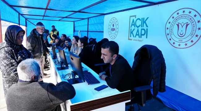 Muş Valiliği depremzedeler için 