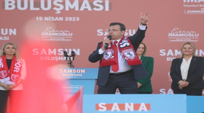 İBB Başkanı İmamoğlu, Samsun