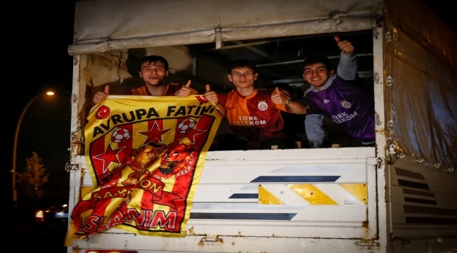 Galatasaray kafilesi İstanbul