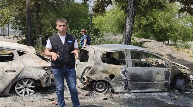 Azerbaycan Devlet Televizyonu çalışanları Fransa