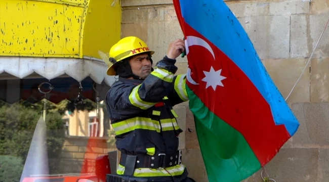 Azerbaycanlı itfaiyeci, Bakü