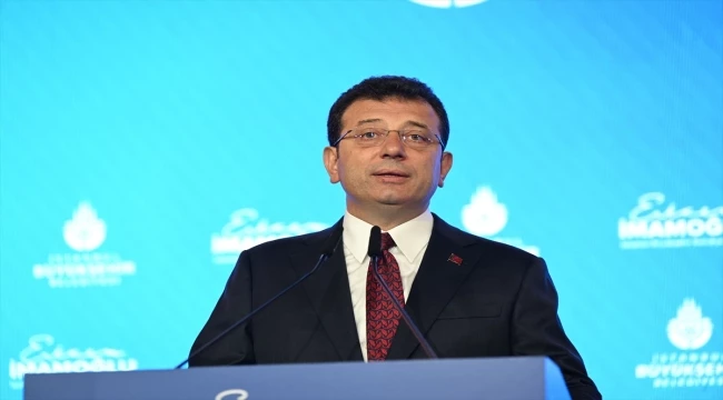 İBB Başkanı Ekrem İmamoğlu, basın mensuplarına açıklamalarda bulundu: