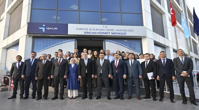 Çalışma ve Sosyal Güvenlik Bakanı Işıkhan, Ankara