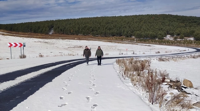 Beyaz örtüyle kaplanan Kars
