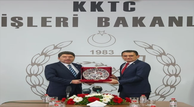 KKTC İçişleri Bakanı Oğuz, Adalet Bakanı Tunç ile ortak basın toplantısında konuştu