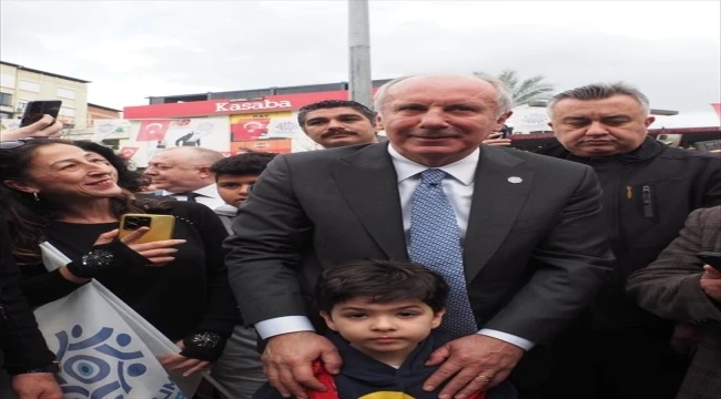 Memleket Partisi lideri Muharrem İnce, Nazilli’yi ziyaret etti
