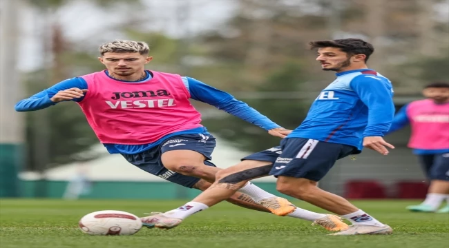Trabzonspor, Gaziantep FK maçı hazırlıklarını sürdürdü