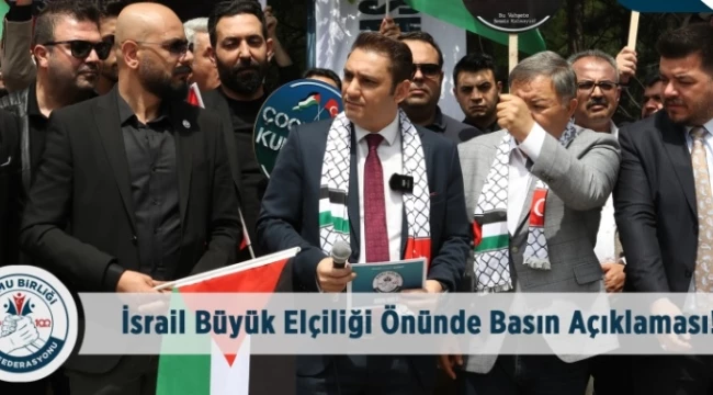 Kamu Birliği Konfederasyonu’ndan İsrail