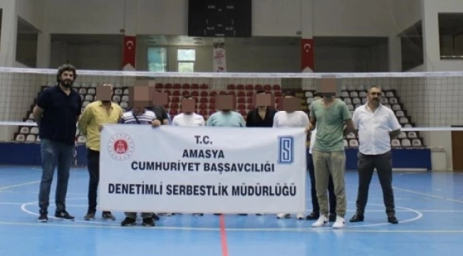Amasya’da DS yükümlülerine voleybol etkinliği gerçekleştirildi