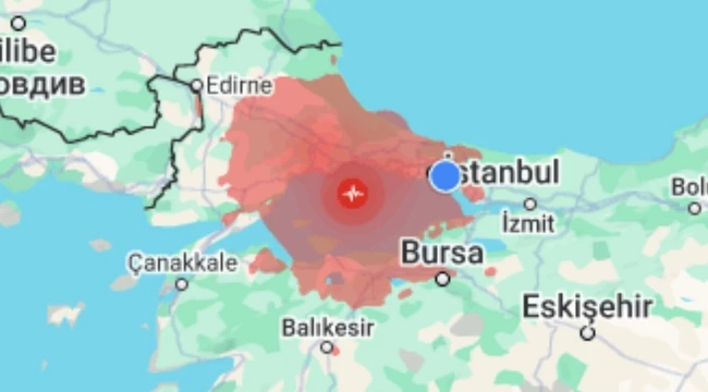 Deprem nedeniyle Tekirdağ ve Kocaeli